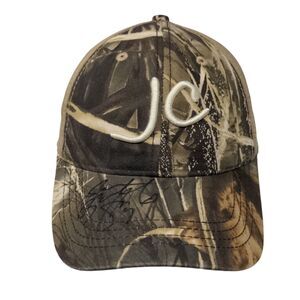 JC Strapback Hat Camo One Size Embroidered Adjustable Dri-Duck